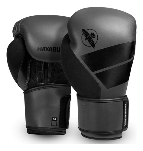 Hayabusa S4 - Kit De Guantes De Boxeo Y Vendas De Mano, Gri.