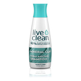 Live Clean Champú, Arcilla Mineral Reequilibrante, 12 Onza.