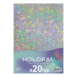 Holofan Art-jet Adhesivo Lluvia De Diamantes A4 20 Hojas