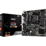 Placa Mae Msi B450m Pro-vdh Max Amd Ryzen Am4 Ddr4 Matx