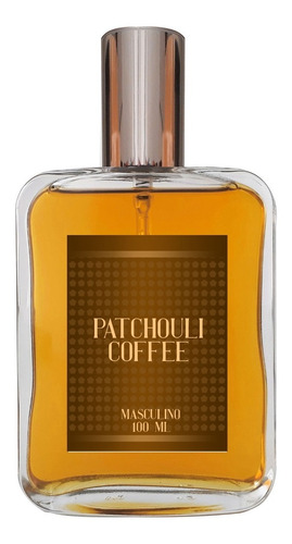 Perfume Masculino Patchouli Coffee 100ml + Mini Perfume 10ml