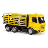 Caminhão Boiadeiro Superfrota Amarelo - Poliplac 7140