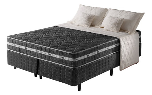 Conjunto Cama Box King Size + Philadelphia Espuma D45 193cm