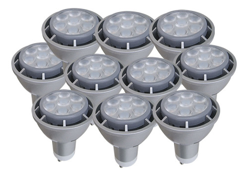 Lampara Dicroica Led Gu10 7w Luz Tbcin Pack X10