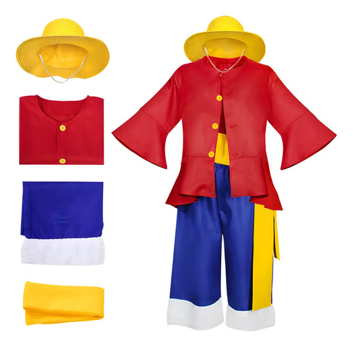 Disfraz Cosplay De Kimono Anime Disfraz De Para Niños Cosplay  Disfraz De Halloween De Niños Trajes Cosplay Pro Con Chaleco Pantalón Sombrero 4pcs | Envío gratis