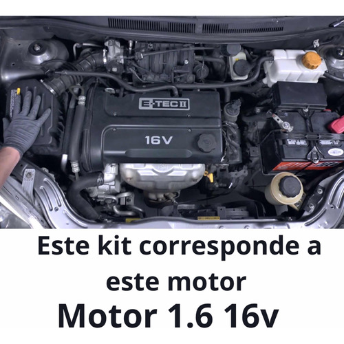 Kit De Filtros X3 + Aceite Shell Hx7 Chevrolet Aveo 1.6 16v Foto 2