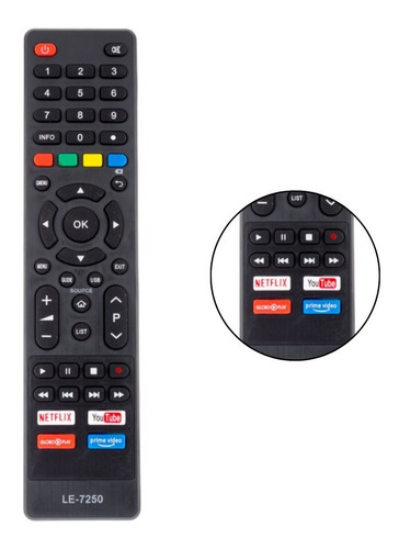 Controle Remoto Universal Compatível Com Philco Smart Tv