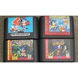 Lote De Jogos Mega Drive Sonic