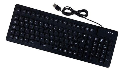 Teclado Español De Silicona Con Cable Usb Plegable Para