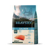 Bravery Salmon Adult Large/medium Breed 4kg Envió Gratis