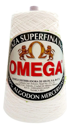 Hilaza Superfina #10 Omega Cono De 240 Gramos