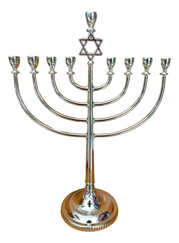 Menorah Judía Candelabro De 9 Brazos Grande