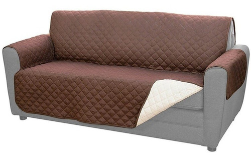 Forro Protector Sofa Doble Faz Cubre Sofa 2 Ptos Lavable