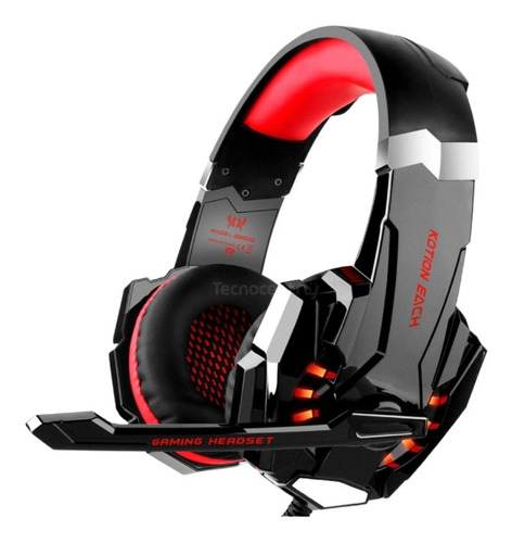 Audífonos Gamer Kotion Each G9000 Black Y Red