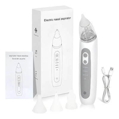 Datiger Aspirador Nasal Para Bebe Saca Mocos Electrico Limpiador Color Blanco | MercadoLibre