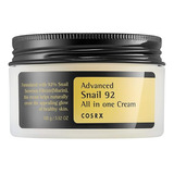 Crema Hidratante 92% Baba De Caracol Cosrx Cosmética Coreana