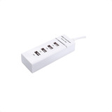 Hub 4 Puertos Multi Usb Indicador Luz Led Adaptador