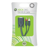 Cable Xbox 360 Vga + 2 Rca / Audio Stereo- Tv, Lcd Hd P/xbox