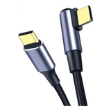 Cable Usb Tipo C En L 40 Gbps 8k 4k 1 2 Metros Thunderbolt 