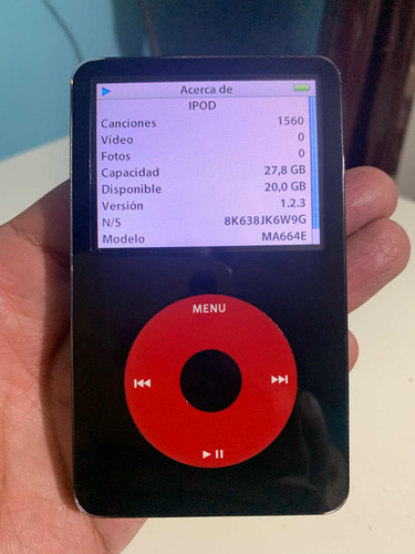 iPod Classic 5g 30gb Edición Especial U2 En Buen Estado