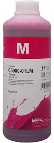 Tinta Marca Inktec C5000 Pigmentada Compatible Con Canon 1 L Tinta Magenta