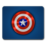 Mouse Pad Gamer - 26 X 20 Cm - Tapete Mouse Pad Marvel - Dc Color Capitan America