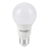 Bombillo Led A19 Base E27 ,8,5w, Luz Cálida Tecnolite