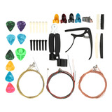 A Troca Do Kit De Acessórios De Guitarra Inclui Strings Capo