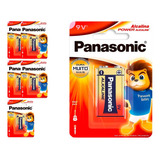 6 Baterias Alcalinas 9v Panasonic