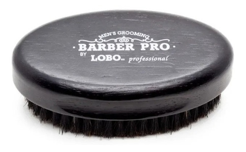 Cepillo Barbería Ovalado De Madera - Cerda Natural