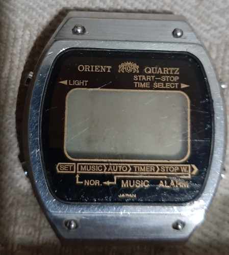 Reloj Orient Japón Digital Antiguo De Los 80. A Revisar. 