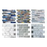 Panel 3d Vinilo Adhesivo Azulejo Decorativo Easywall X10 Und