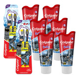 Combo Higiene Bucal Infantil Colgate Liga De La Justicia 100