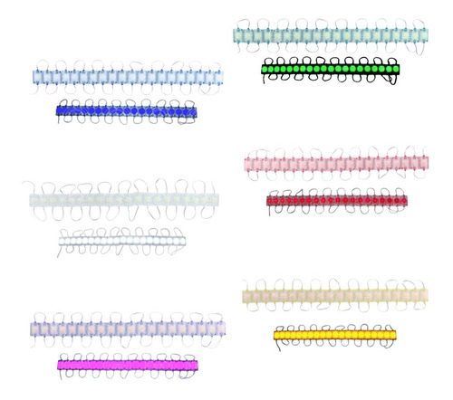 20 Modulos 1 Hiper Led Cob Encapsulado Multiusos Colores 