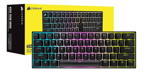 Corsair K65 Rgb Mini 60% Teclado Mecánico Juegos Cherry Mx