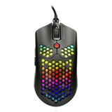 Mouse Nextep Ne-480u Gamer Dragon Usb 6400 Dpi Ultra Ligero Rgb Negro Rgb