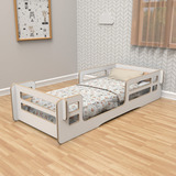 Cama Montessori Doble Baranda  1,90 Mts, Cama Infantil.