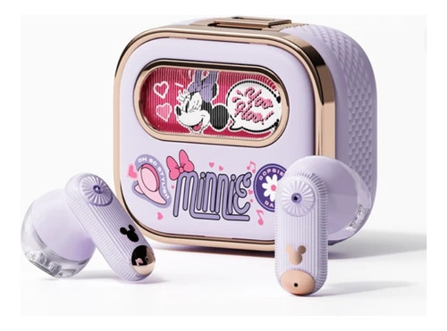 Fone De Ouvido Sem Fio Tws Disney Q9 Minnie Bluetooth 5.3 
