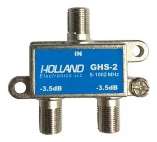 Derivador Splitter Holland 2 Salidas Tv Internet Divisor Hd