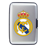 Billetera Compacta Real Madrid Tarjetero Aluminio Porta Doc