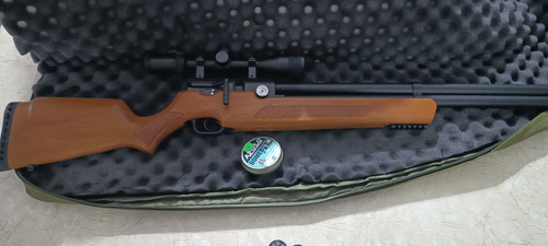 Rifle Pcp R2 800 Con Inflador, Mira Telescópica Y Funda