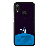 Funda Protector Para Huawei Astronauta Tumblr Luna Azul