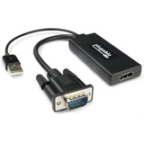 Vga A Hdmi Adaptador Activo Con Soportes De Audio De P ...