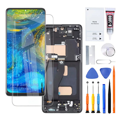 Pantalla Para Samsung S21 Ultra G998b G998u Con Marco Incell