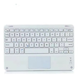 Mini Teclado Bluetooth Touchpad Blanco 7' Celular Tablet Pc