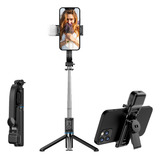 Clip Móvil Removible Control Remoto Selfie Stick TriPod