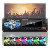 Auto Estereo Coche Reproductor Mp3 Radio Con Bt Aux Usb Sd