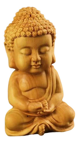 Estátua De Buda Enfeites Escultura Miniatura Artesanal Para