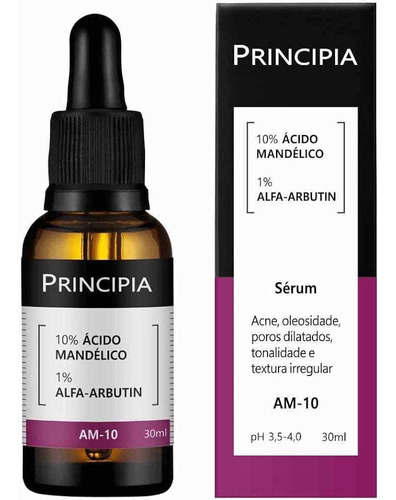 Sérum Am-10 Principia 10% Ácido Mandélico + 1% Alfa-arbutin