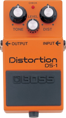 Boss Ds-1 Pedal De Distorsión Icónico Boss Para Guitarra